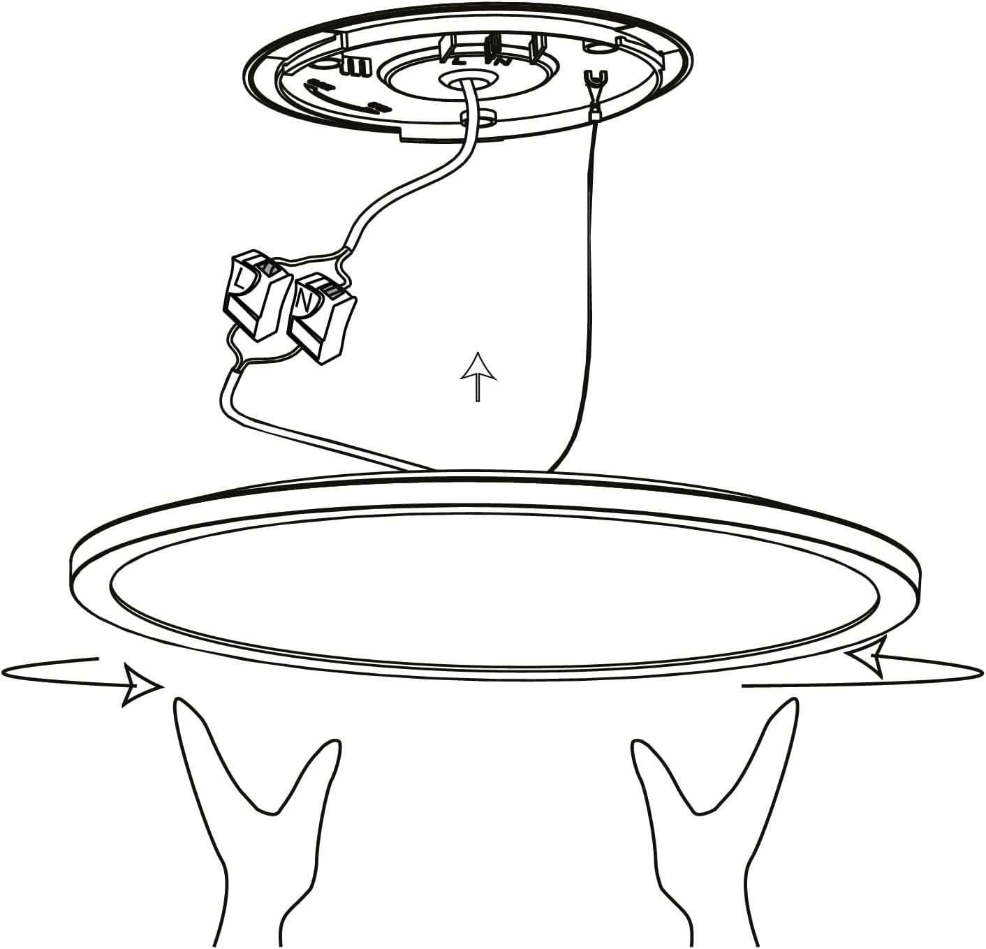 `Eglo - Rovito-Z Pendant Lamp White ?29.5 - Rgb + Tw - Zigbee, Bluetooth`