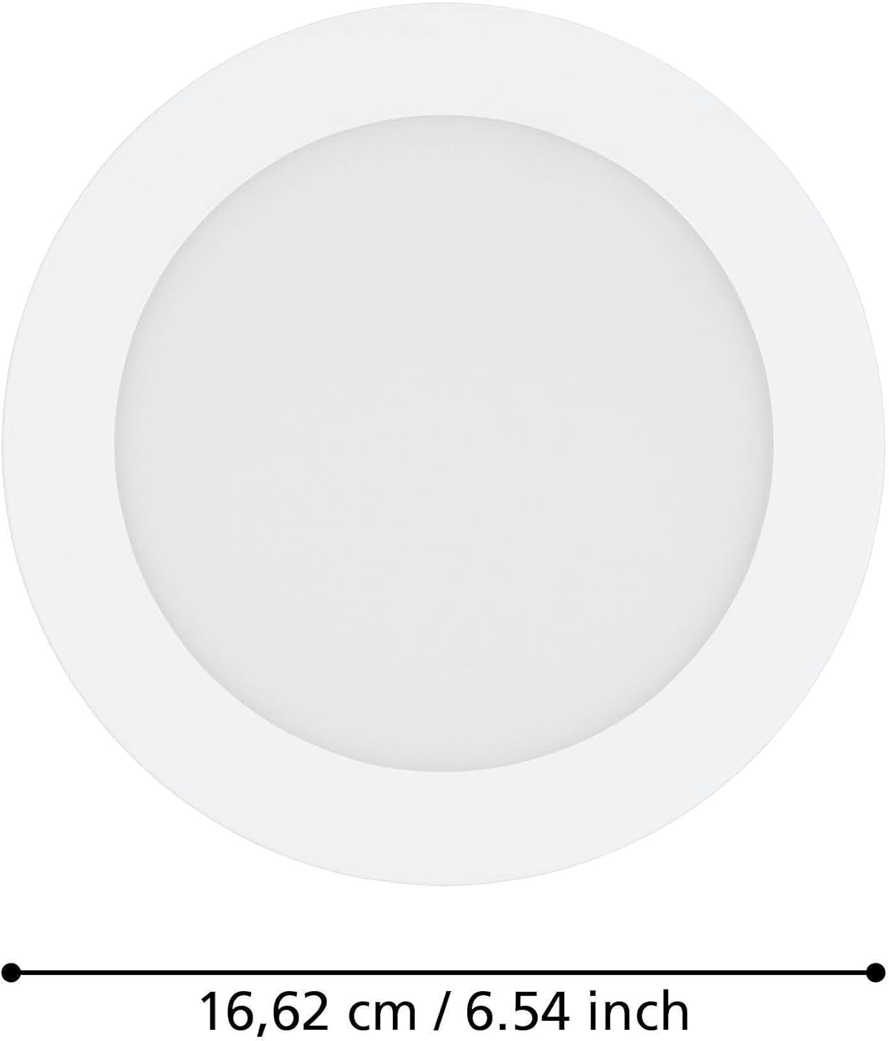 `Eglo - Fueva-Z Recessed Light, White ?16.5 - Tw - Zigbee, Bluetooth`
