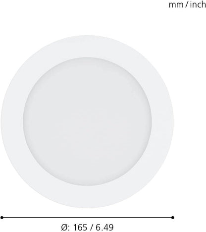 `Eglo - Fueva-Z Recessed Light, White ?16.5 - Tw - Zigbee, Bluetooth`