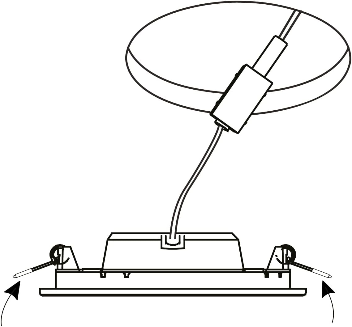 `Eglo - Fueva-Z Recessed Light, White ?16.5 - Tw - Zigbee, Bluetooth`
