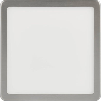 `Eglo - Fueva-Z Ceiling Lamp Brushed Steel 21X21 - Tw - Zigbee, Bluetooth`