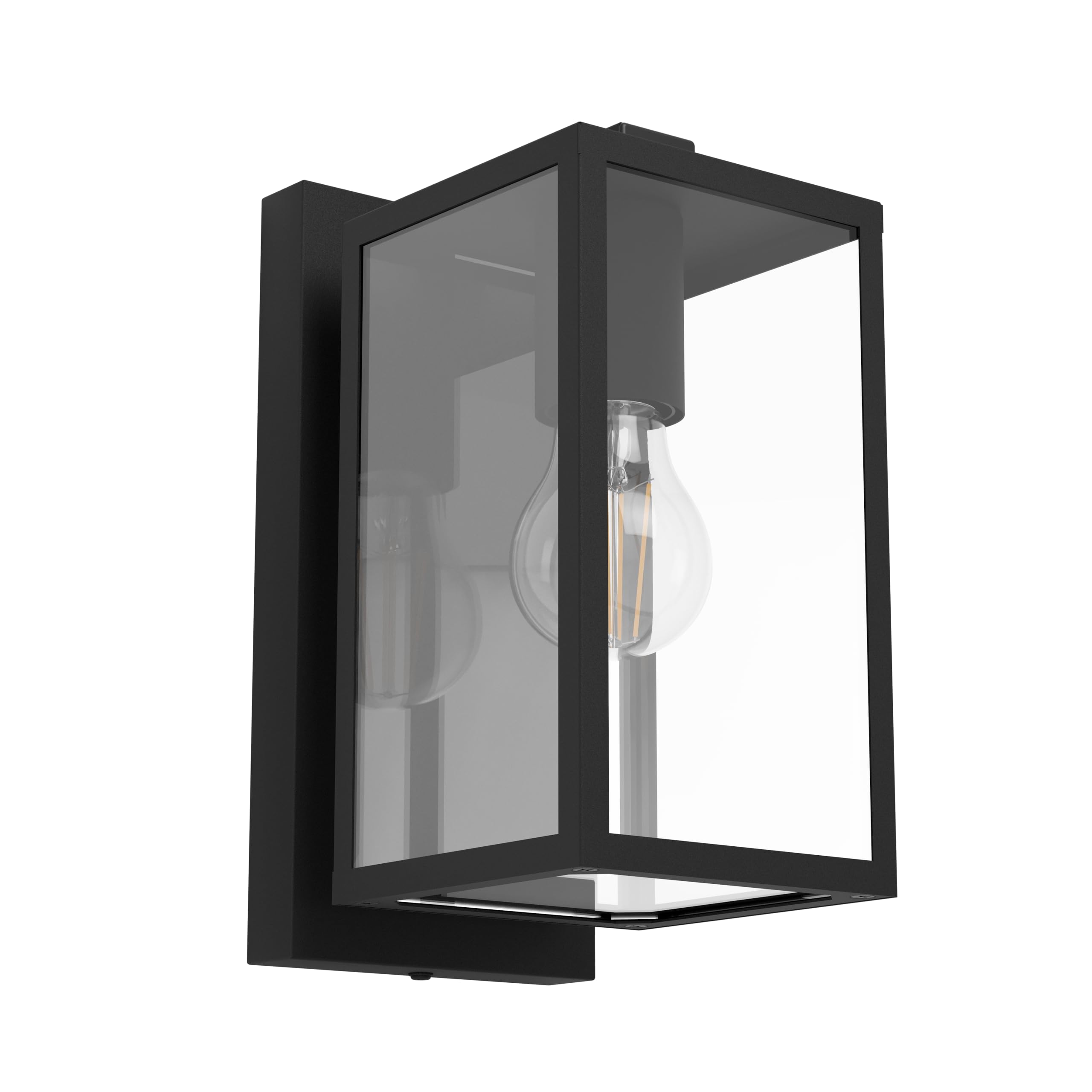 Eglo - Budrone Outdoor Wall - Black/Clear