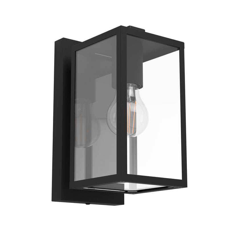 Eglo - Budrone Outdoor Wall - Black/Clear
