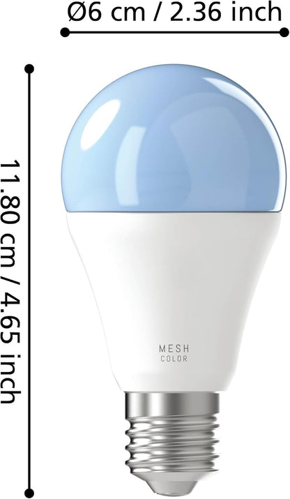 `Eglo - Set Of 2X E27 A60, Remote Control - Rgb + Tw - Zigbee, Bluetooth`