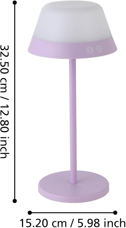 Eglo - Meggiano Table Lamp - Purple/White