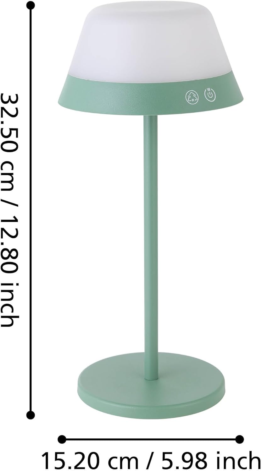 Eglo - Meggiano Table Lamp - Green/White