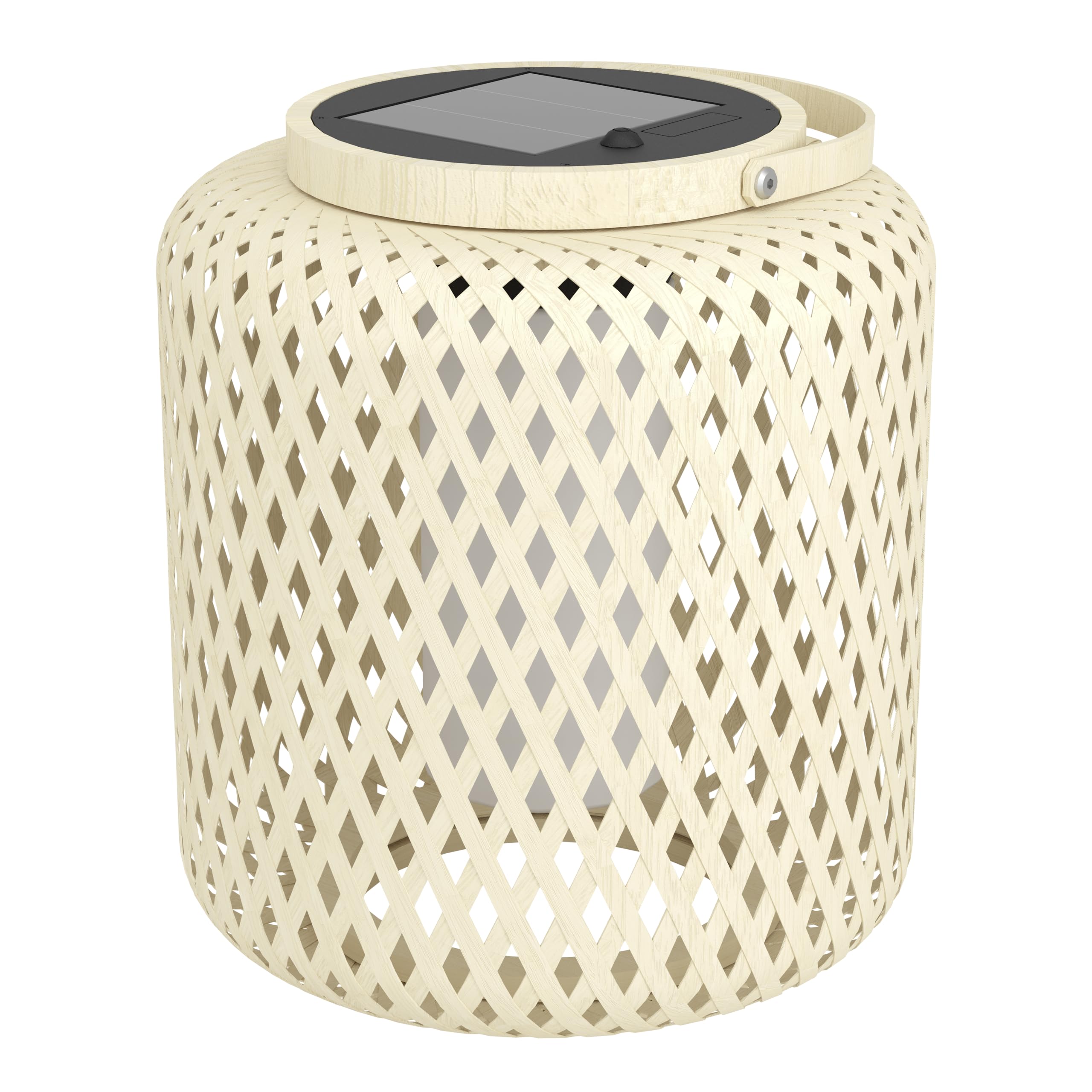 Eglo - Marliano Solar Lantern - Brown/White