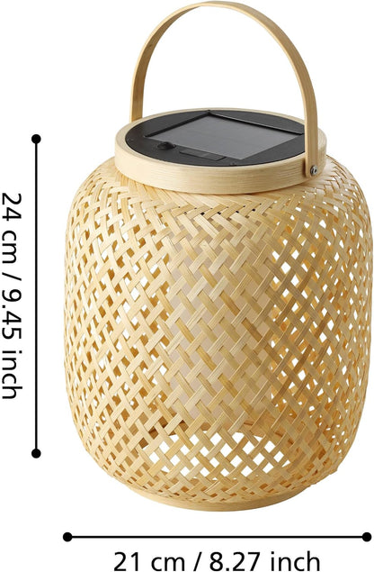 Eglo - Marliano Solar Lantern - Brown/White