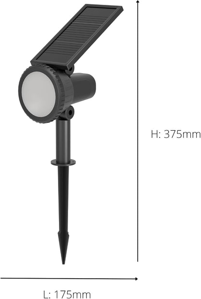 Eglo - Sambuco Solar Spot Spike Rgbw - Black