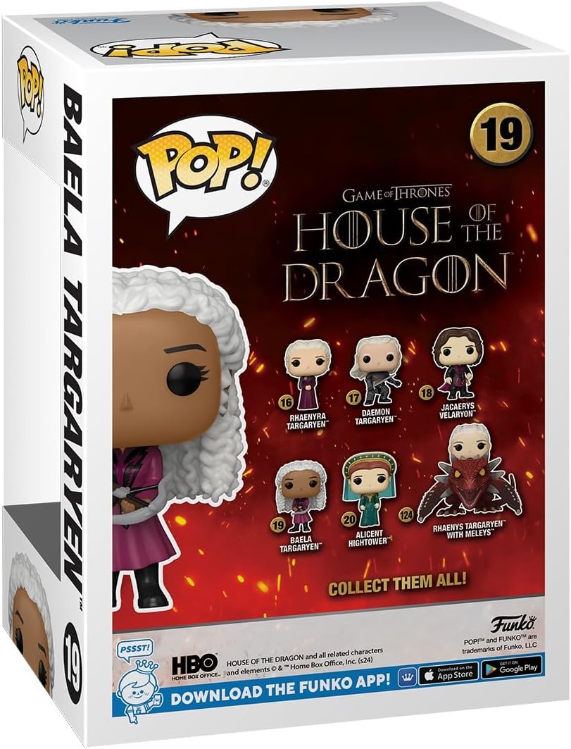 Funko Pop! TV: House Of the Dragon - Baela Targaryen - Collectable Vinyl Figure - Gift Idea - Official Merchandise - Toys for Kids & Adults - TV Fans - Model Figure for Collectors and Display