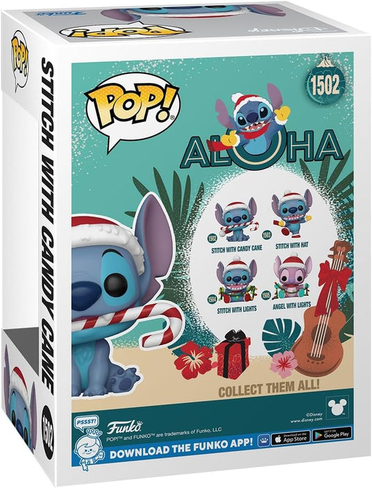 Funko Pop! Disney: Stitch Holiday – Stitch With CC - Lilo and Stitch - Collectable Vinyl Figure - Gift Idea - Official Merchandise - Toys for Kids & Adults - Movies Fans - Model Figure for Collectors