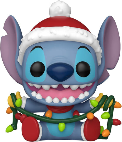 Funko Pop! Disney: Stitch Holiday – Stitch With Lights - Lilo and Stitch - Collectable Vinyl Figure - Gift Idea - Official Merchandise - Toys for Kids & Adults - Movies Fans