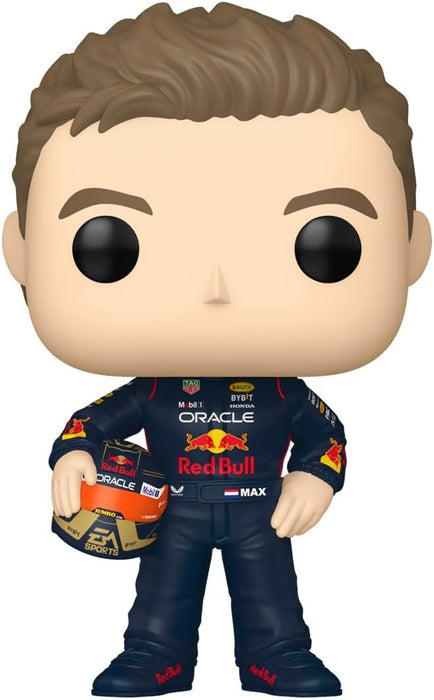 Funko Pop! Racing: Racing - Max Verstappen With Helmet - Red Bull Racing - Collectable Vinyl Figure - Gift Idea - Official Merchandise - Toys for Kids & Adults - Sports Fans