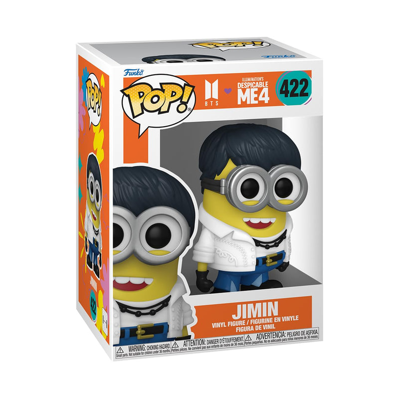 Funko Pop! Rocks: Minions X BTS - Jimin - BTS + Minions - Vinyl-Sammelfigur - Geschenkidee - Offizielle Handelswaren - Spielzeug Für Kinder und Erwachsene - Movies, Music Fans