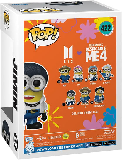 Funko Pop! Rocks: Minions X BTS - Jimin - BTS + Minions - Vinyl-Sammelfigur - Geschenkidee - Offizielle Handelswaren - Spielzeug Für Kinder und Erwachsene - Movies, Music Fans