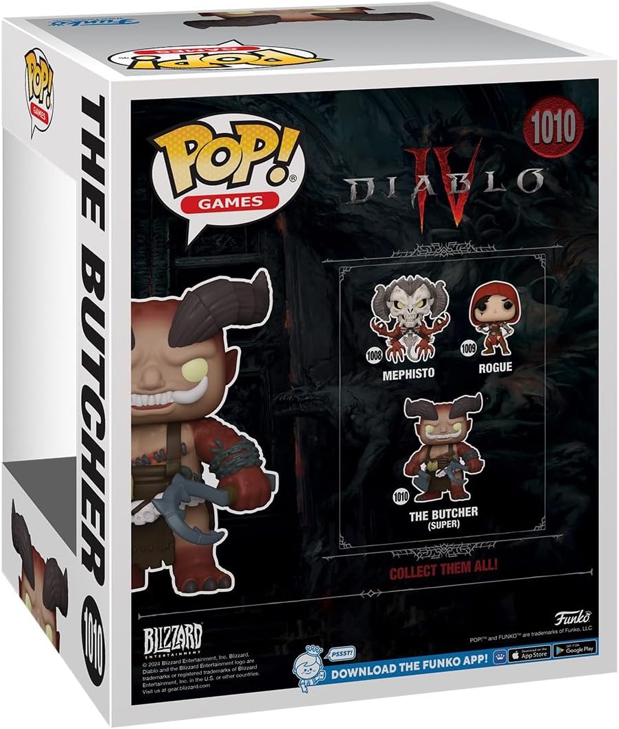 Funko Pop! Super: Diablo 4 - the Butcher - Collectable Vinyl Figure - Gift Idea - Official Merchandise - Toys for Kids & Adults - Video Games Fans - Model Figure for Collectors and Display