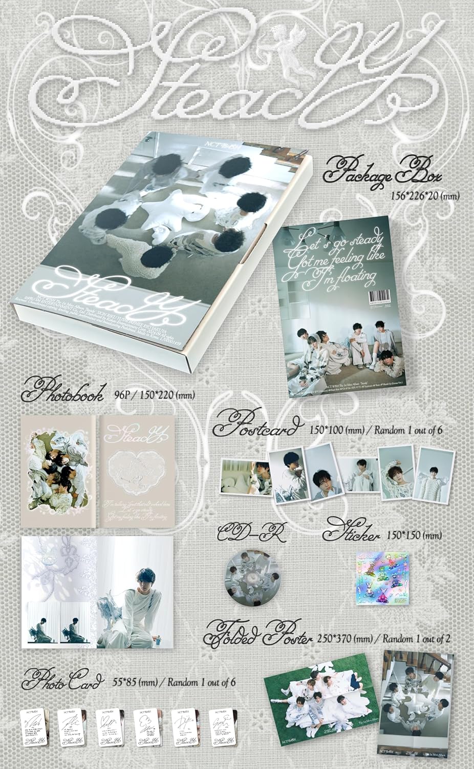 Steady - Photobook Version - incl. Photobook, Sticker, Folded Poster + Photocard