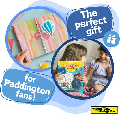 Alligator - Paddington Colouring Set, Colouring Books for Children, Colouring Pencils, Resusable Stickers, Paddington Bear Gifts, Paddington Book, Colouring Books, Kids Colouring Books