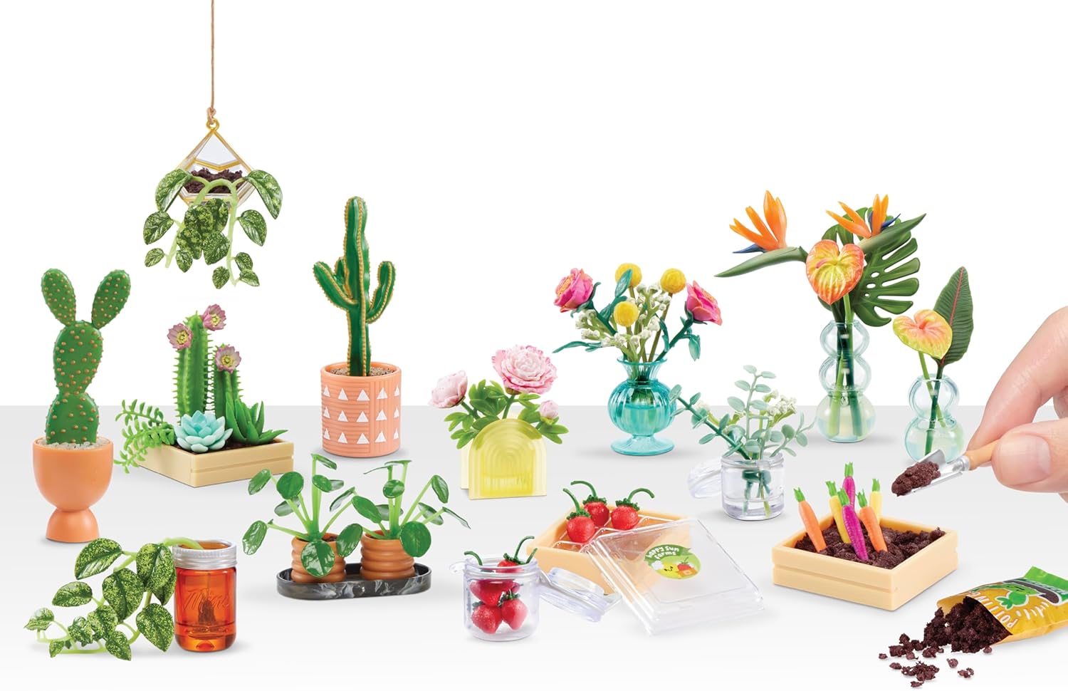 MGA's Miniverse Make It Mini Botanicals - Mini Collectibles, DIY, Crafts, Resin Play, Replica Items, Mini Plants, Bouquets, Garden, For Collectors & Kids Ages 8+, NOT EDIBLE