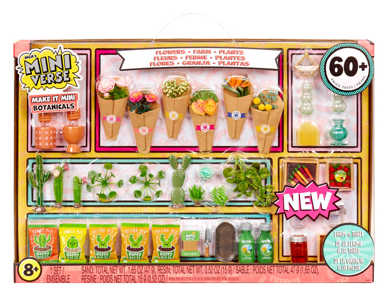 MGA's Miniverse Make It Mini Botanicals - Mini Collectibles, DIY, Crafts, Resin Play, Replica Items, Mini Plants, Bouquets, Garden, For Collectors & Kids Ages 8+, NOT EDIBLE