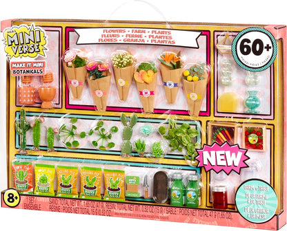 MGA's Miniverse Make It Mini Botanicals - Mini Collectibles, DIY, Crafts, Resin Play, Replica Items, Mini Plants, Bouquets, Garden, For Collectors & Kids Ages 8+, NOT EDIBLE