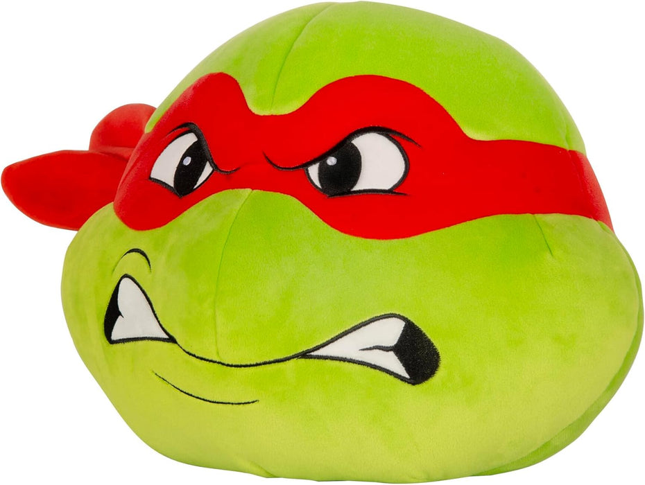 TOMY Club Mocchi Mocchi – Tortues Ninja en peluche Raphael – Tortues Ninja – Jouets en peluche TMNT à collectionner pour présentation et décoration de chambre – 38,1 cm