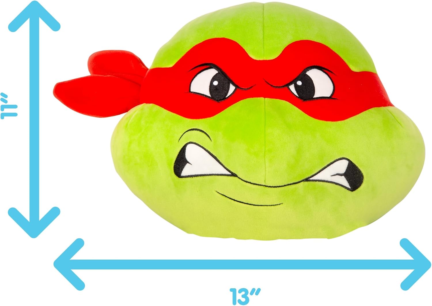 TOMY Club Mocchi Mocchi - Teenage Mutant Ninja Turtles Plush - Raphael Ninja Turtle Plushie - Teenage Mutant Ninja Turtles Toys - Giocattoli da collezione TMNT di peluche per esposizione e decorazione