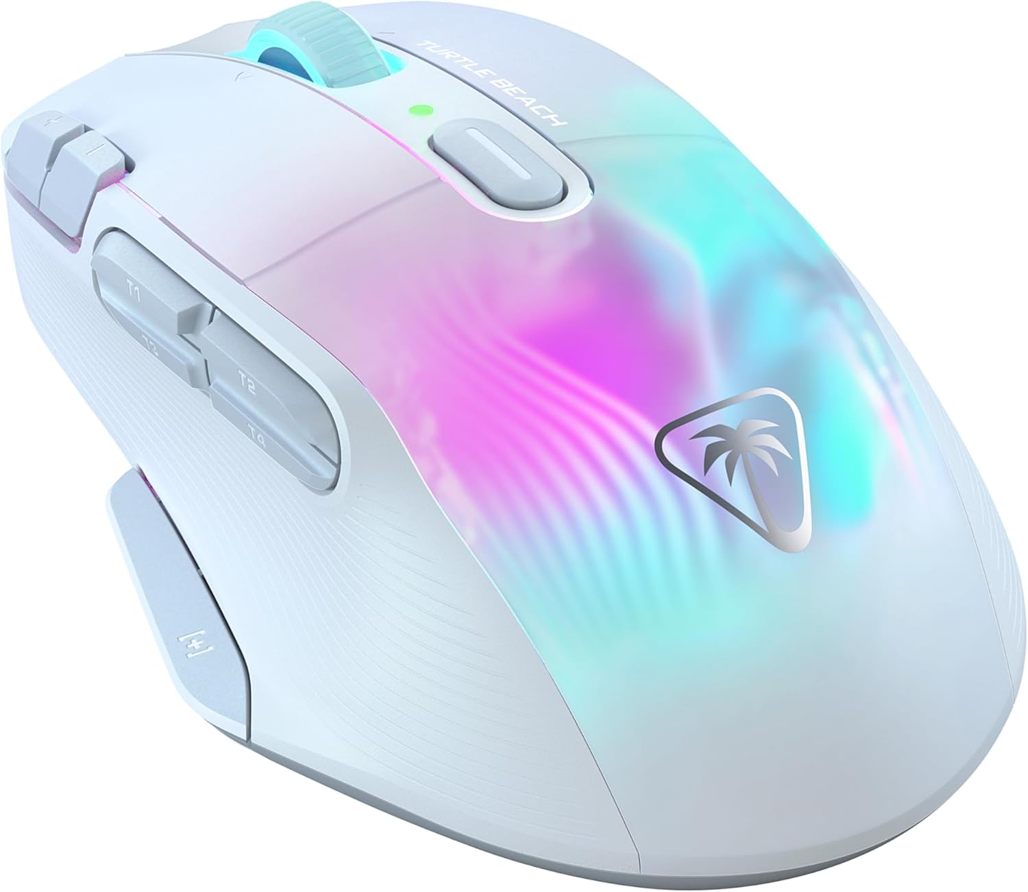 Turtle Beach Kone XP Air – Aanpasbare en ergonomische draadloze gamemuis met RGB-verlichting, optische sensor van 19K DPI, batterijvermogen van 100h, oplaaddock, AIMO RGB-verlichting