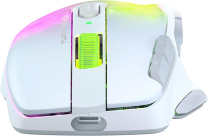 Turtle Beach Kone XP Air – Aanpasbare en ergonomische draadloze gamemuis met RGB-verlichting, optische sensor van 19K DPI, batterijvermogen van 100h, oplaaddock, AIMO RGB-verlichting