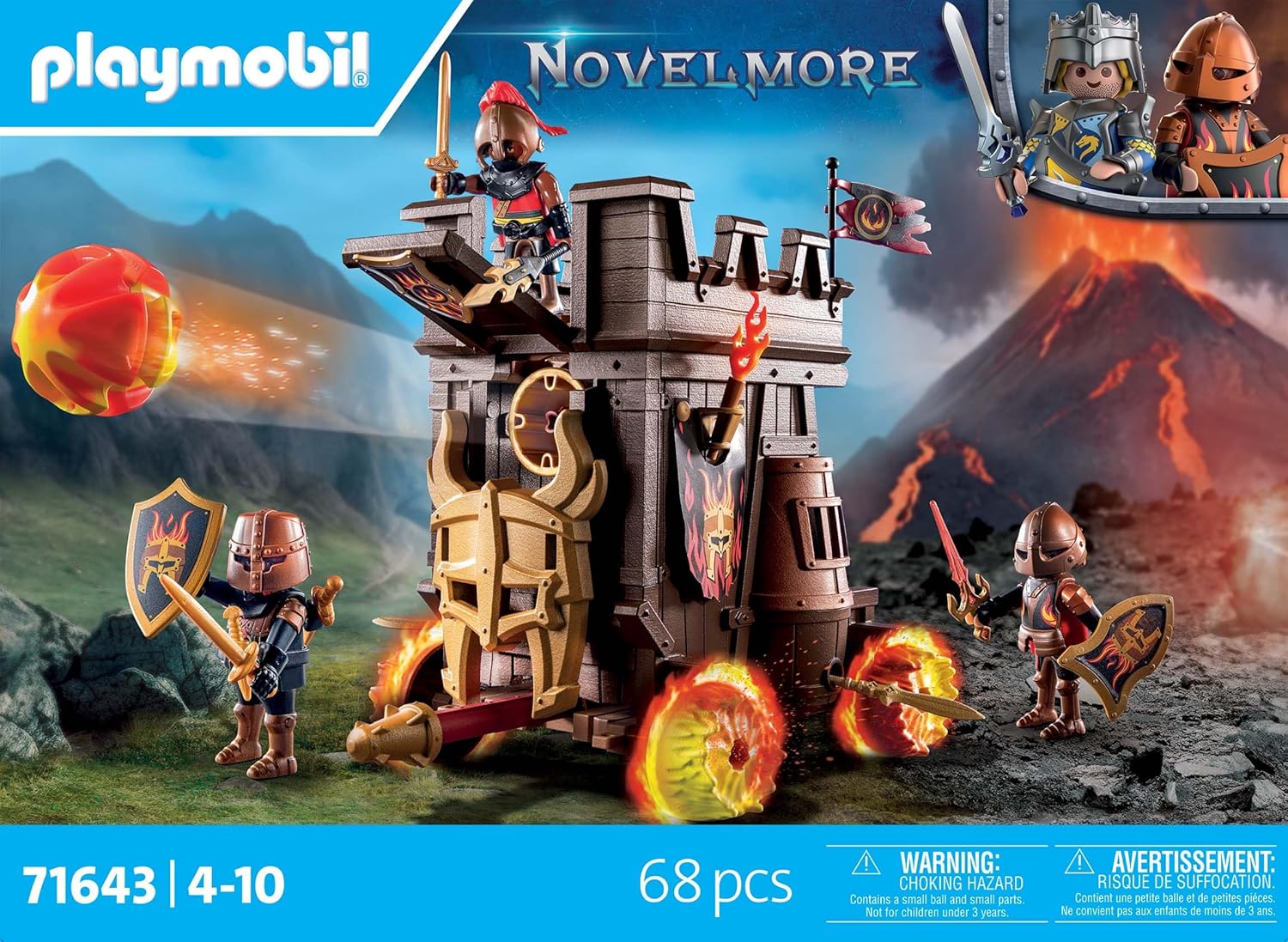 Playmobil - Battle Wagon With Fire Cannon (71643)