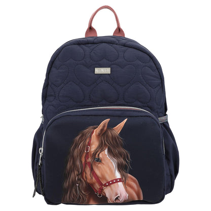 Miss Melody - Backpack With Quilting Glitter Horse ( 0413191 )