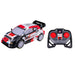 Nikko RC 10394 Night Mode Toyota Gazoo WRC, op afstand bestuurde rallyauto met realistische details met led-koplampen, 25 cm, 2,4 GHz afstandsbediening, 40 m bereik, voor kinderen vanaf 6 jaar, wit