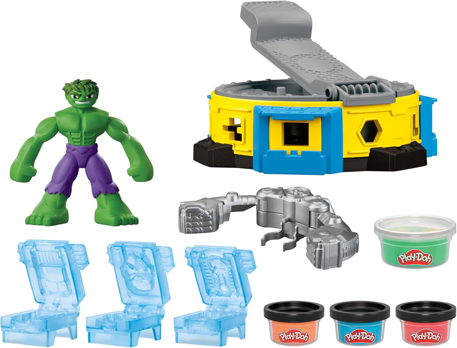 Play-Doh Marvel, Set da Gioco distruggi e schiaccia di Hulk