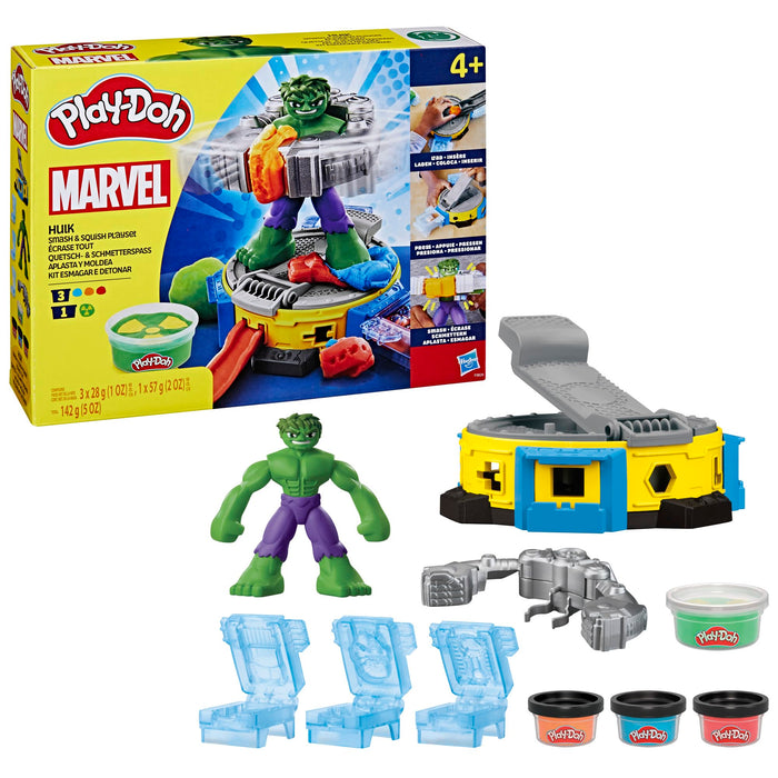 Play-Doh Marvel, Set da Gioco distruggi e schiaccia di Hulk