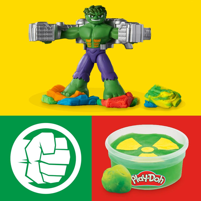 Play-Doh Marvel, Set da Gioco distruggi e schiaccia di Hulk