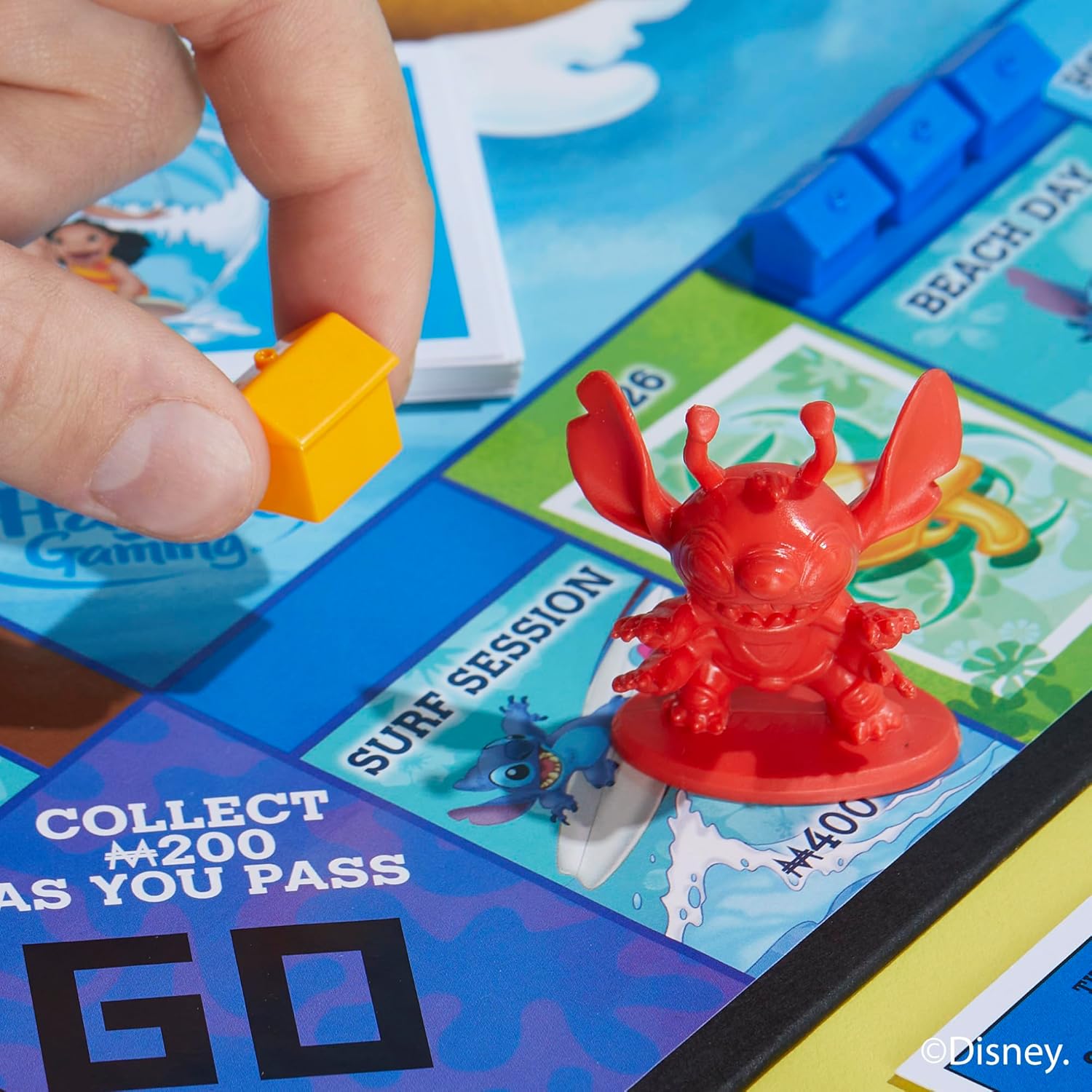Monopoly Disney Stitch Edition - Juego de mesa (versión en inglés