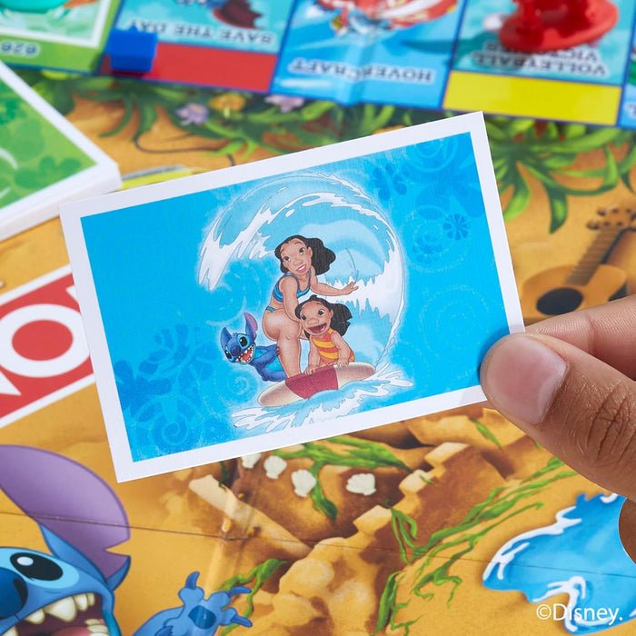 Monopoly Disney Stitch Edition - Juego de mesa (versión en inglés