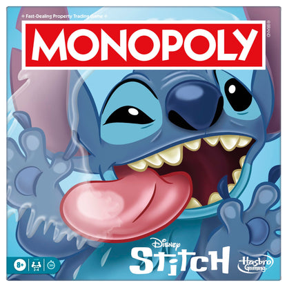 Monopoly Disney Stitch Edition - Juego de mesa (versión en inglés