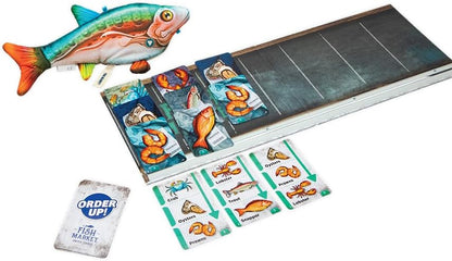 PlayMonster Order Up Fish Market | Collaborative Family Game| Family Fun Game| Christmas Day Game| Boxing Day Game| Age 8+