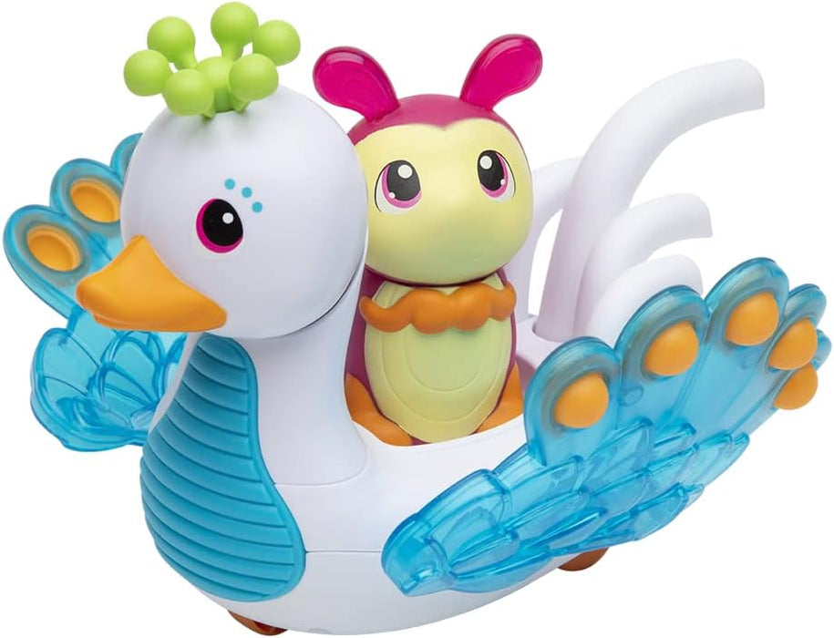 Playskool Glo Friends - Hugbug & Harmony Pop, Push & Roll! - Swan Vehicle - Glowing Bug - SEL Toy - Ages 2+