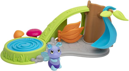 Playskool Glo Friends - Swirl & Shine MoonDrop Pond - Glowing, Musical Pond - Glowing Firefly Toy and Playset - SEL Toy - Ages 2+