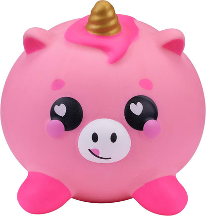 Smooshzees Luvzees, Zappy, Pink Unicorn, Collectable Characters, Supersoft, Cuddly and Squishy!