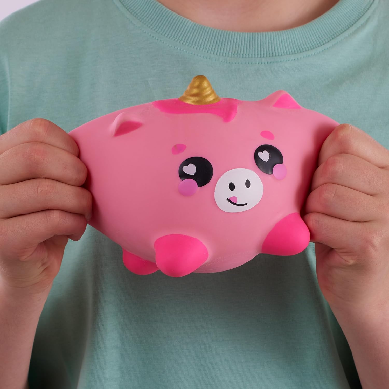Smooshzees Luvzees, Zappy, Pink Unicorn, Collectable Characters, Supersoft, Cuddly and Squishy!