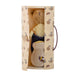 Bloomingville Willes pluche dier, bruin, polyester; L 8 x H 18 cm, set van 2