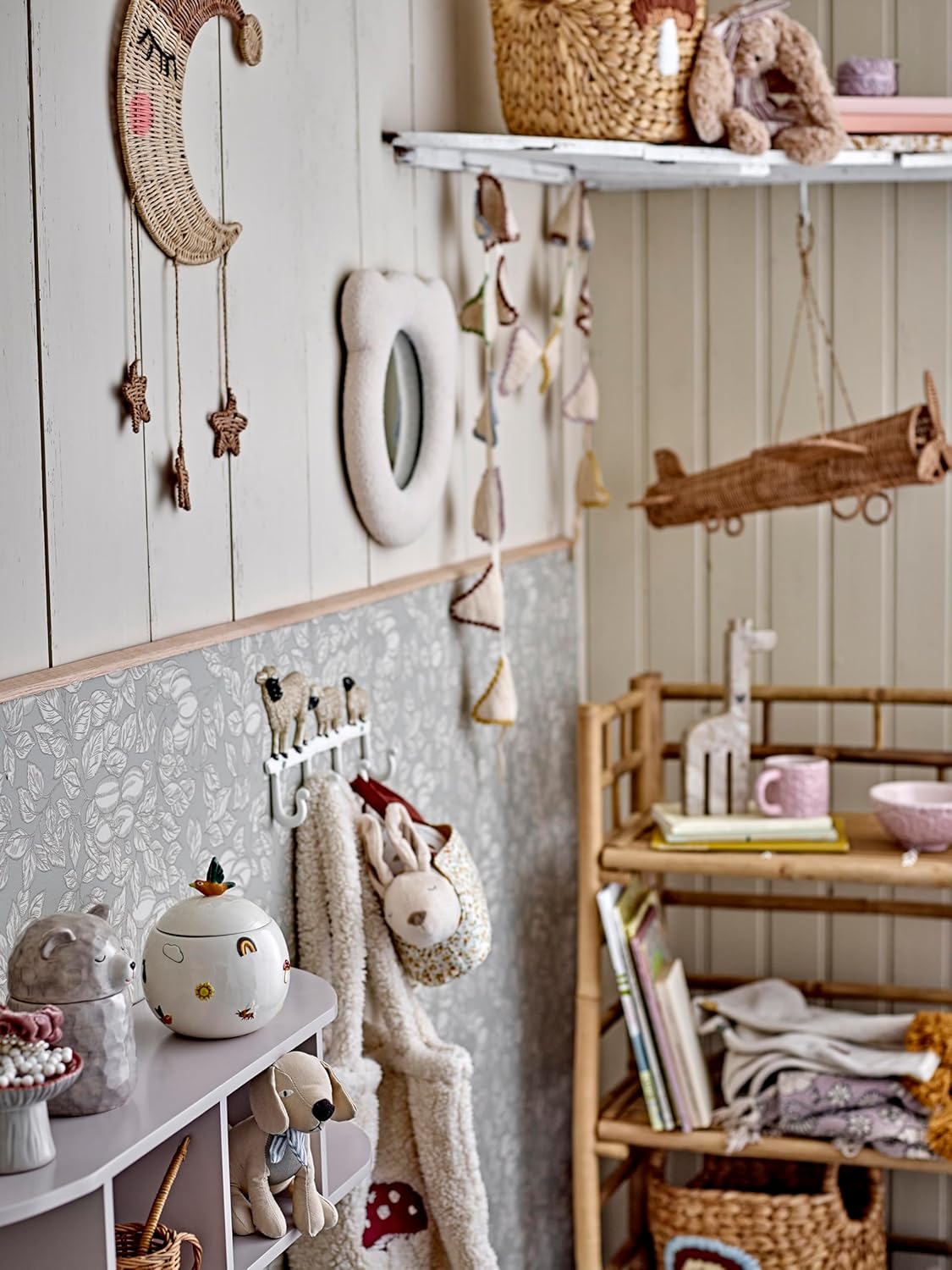 Bloomingville Mini - Dolly Coat Rack - White - Metal