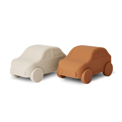 Nuuroo Gry siliconen speelauto, 2 stuks