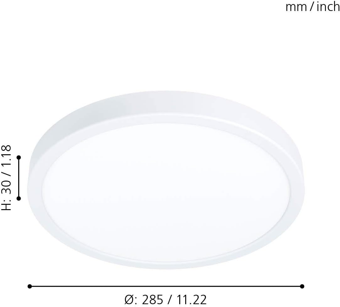 Eglo - Fueva 5 Ceiling - White - 285 Mm