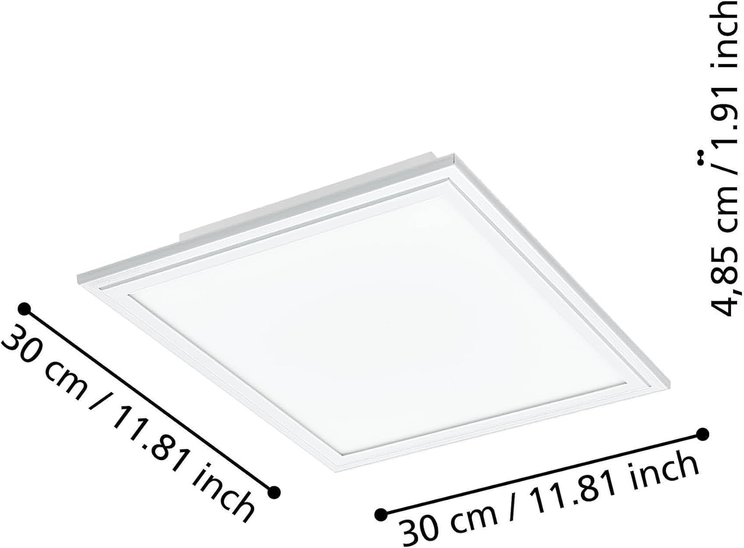 Eglo - Salobrena-Z Panel White 30X30 - Tw - Zigbee, Bluetooth