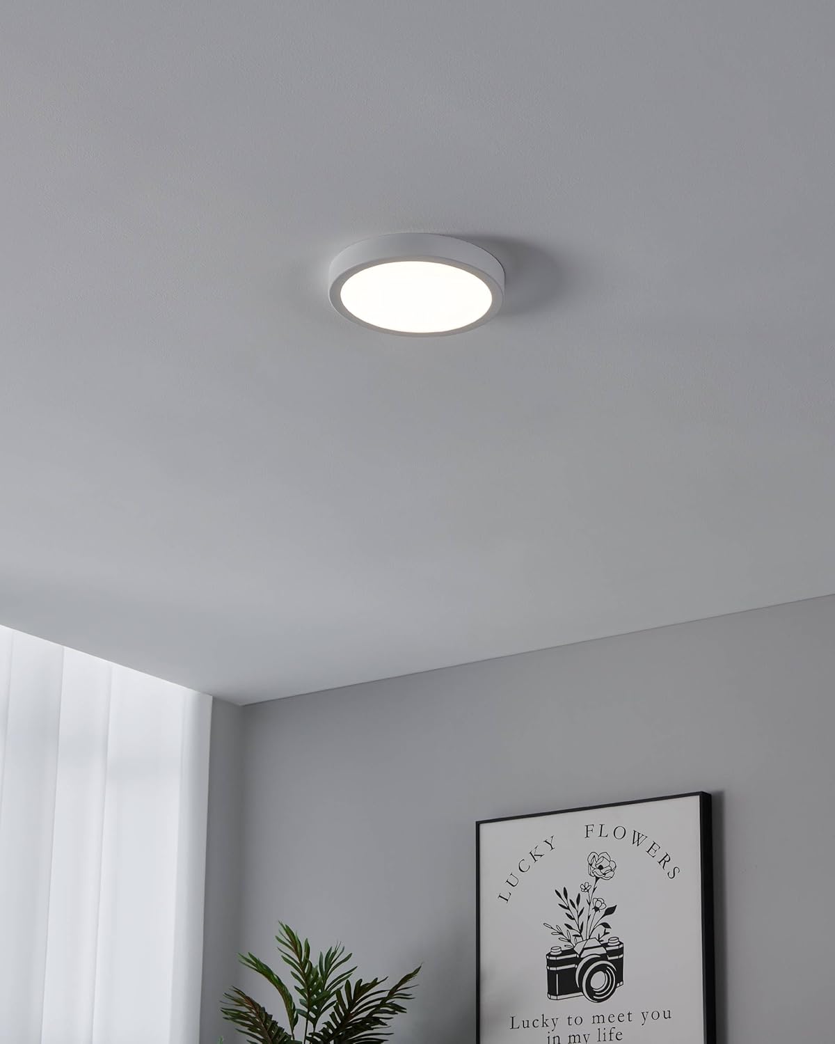 Eglo - Fueva-Z Ceiling Lamp White +21 - Tw - Zigbee, Bluetooth