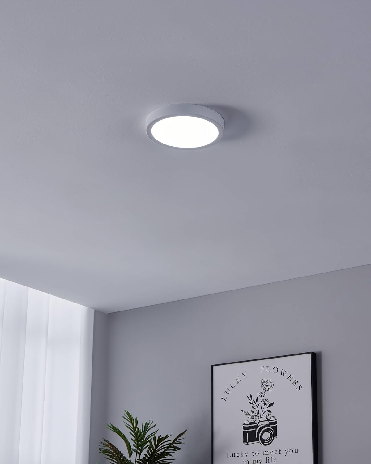 Eglo - Fueva-Z Ceiling Lamp White +21 - Tw - Zigbee, Bluetooth